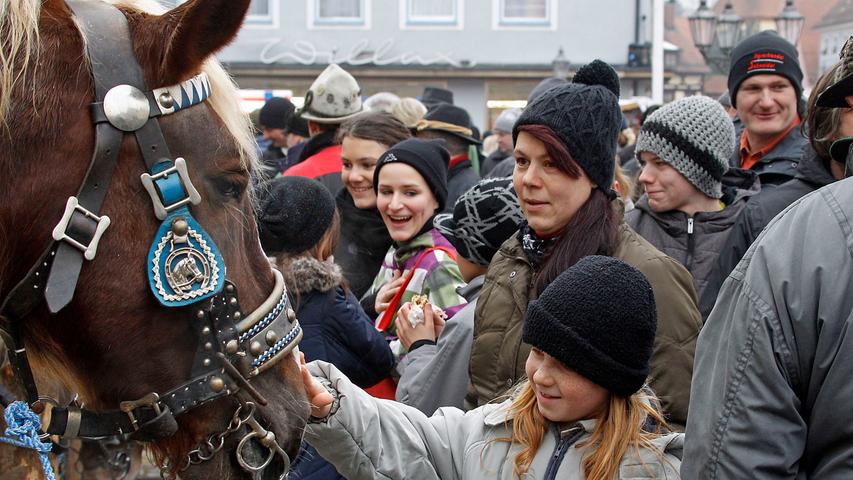 20.000 Besucher staunten auf dem Rossmarkt 2014  in Berching 