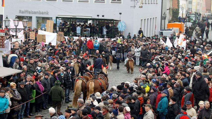20.000 Besucher staunten auf dem Rossmarkt 2014 in Berching