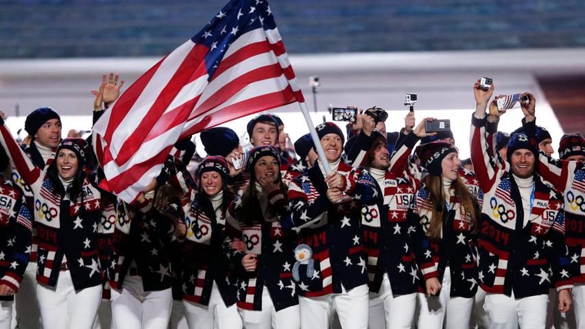 Mitfavorit auf Platz eins des Medaillenspiegels ist auch in diesem Jahr das Team der USA.