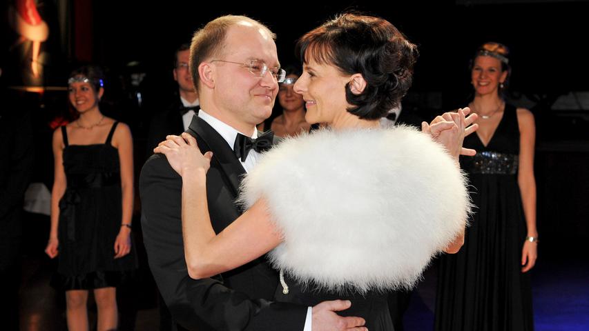 Ein schönes Paar: Sebastian Brehm und seiner Frau schien das Tanzen besonders große Freude zu machen.