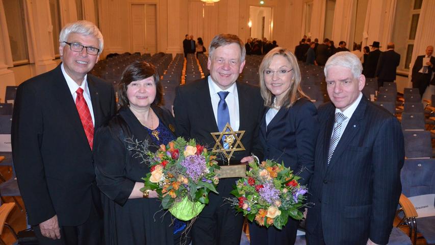 Karl Freller wurde mit dem „Rabbiner-Spiro-Preis“ ausgezeichnet