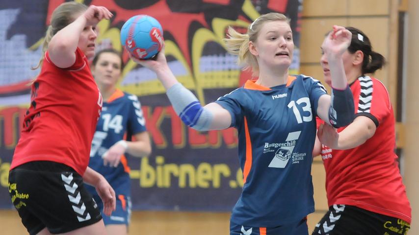 BOL-Handballdamen der SG Schwabach/Roth punkteten gegen Lichtenau