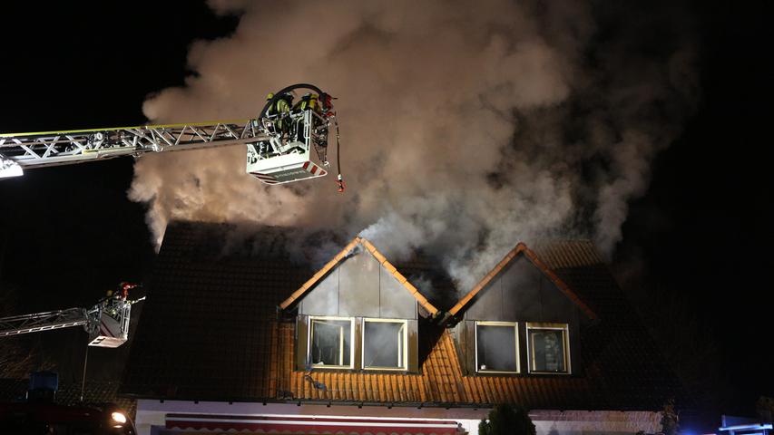 Brand in Mehrfamilienhaus in Effeltrich