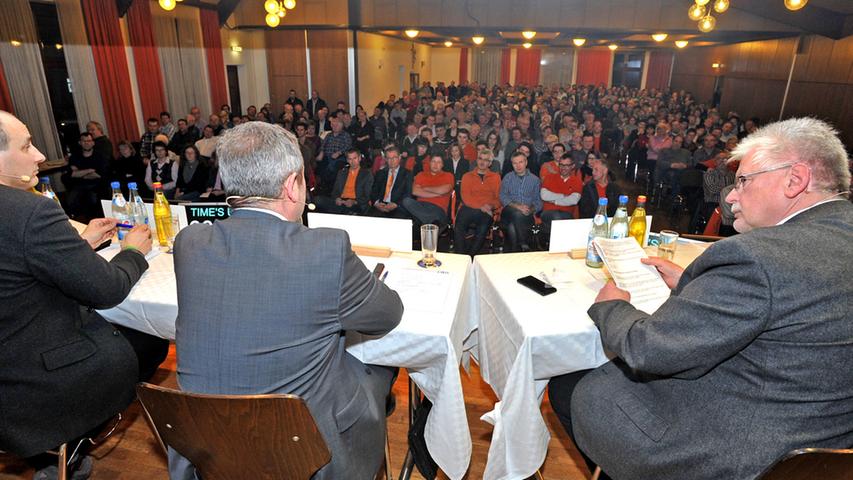 Wahlkampf-Endspurt: Podiumsdiskussion in Auerbach