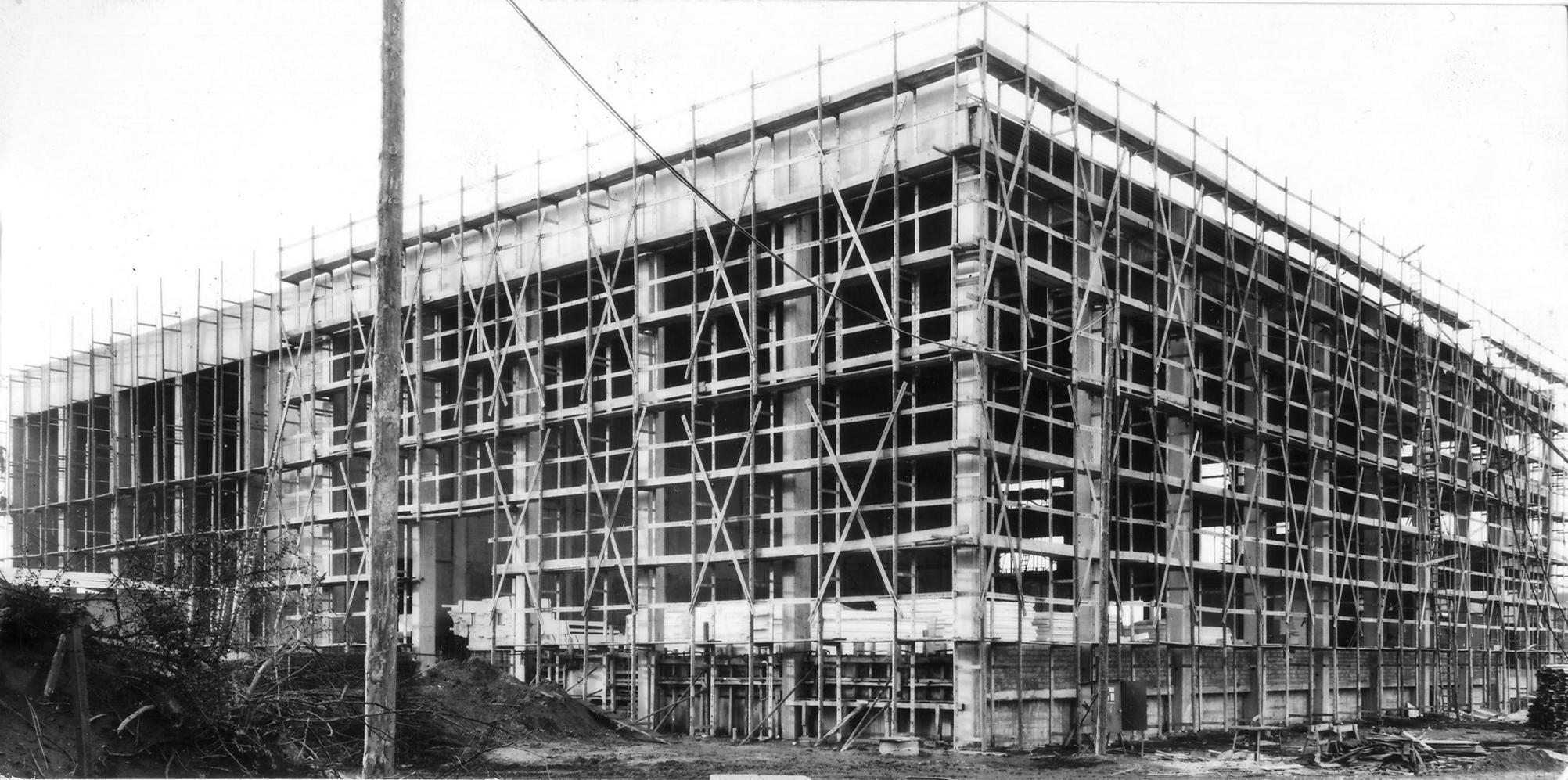 Das Kühlhaus auf dem Schöller Firmengelände in der Bucher Straße wurde 1970 eingeweiht und war in nur drei Monaten errichtet worden.