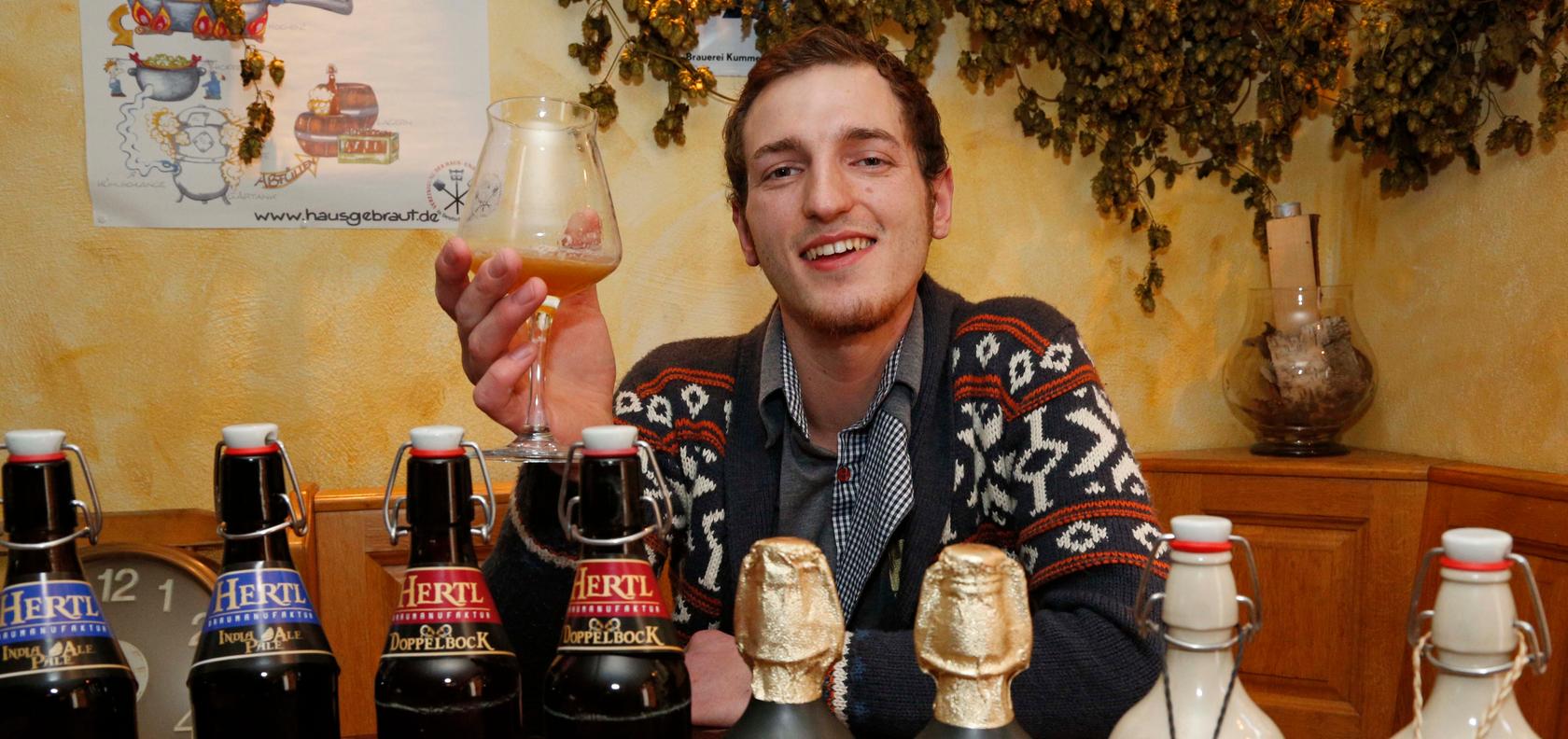 Bier ist sein Element: Frankens kleinste Biermanufaktur