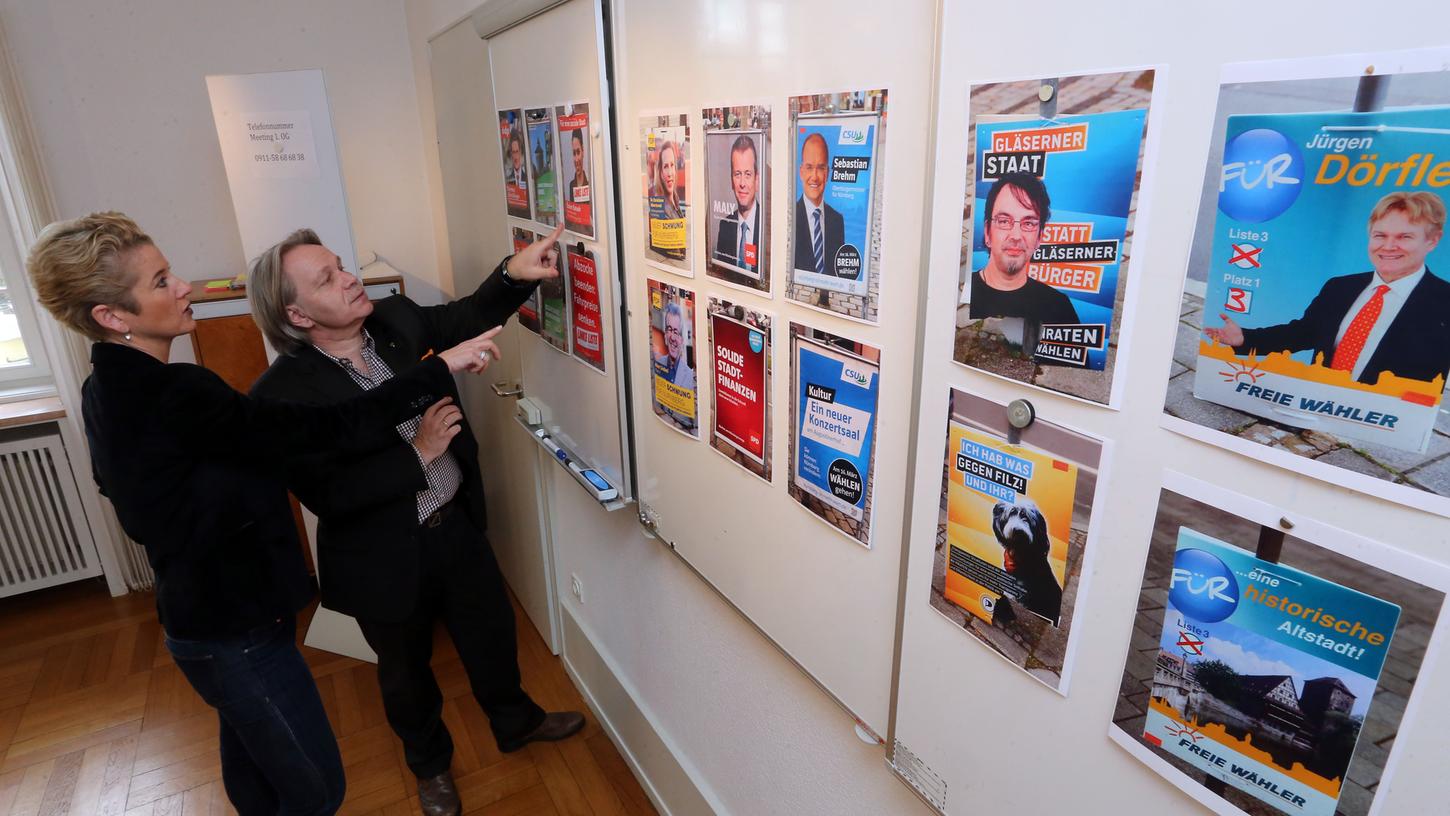 Unkreativ, altbacken: So wirken Nürnbergs Wahlplakate