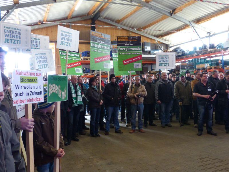 Protest Der Biogasanlagenhersteller Gegen EEG Pl ne Nordbayern