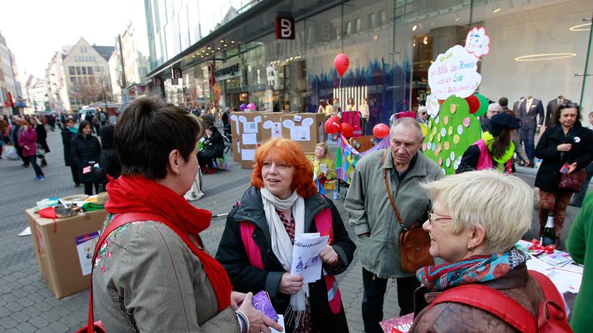 Frauentag in Nürnberg: Die Gewerkschaften informieren