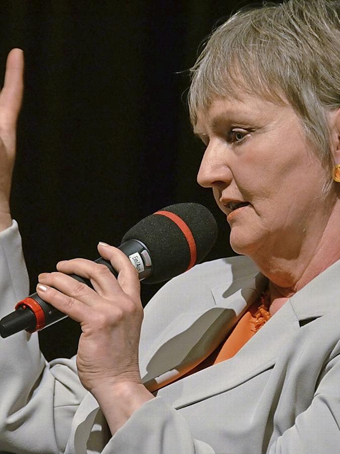 Schwabachs OB-Kandidatin Doris Reinecke (SPD) .