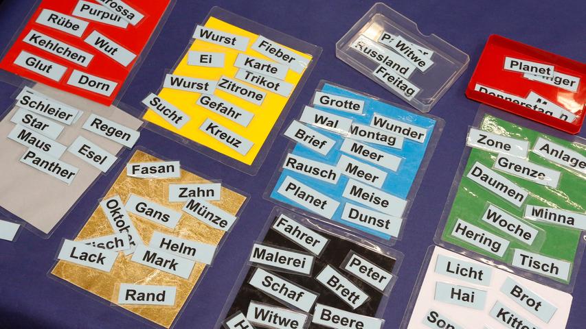 Eines der Spiele des Bundesverband Gedächtnistraining umfasst die Assoziation von Begriffen mit Farben.