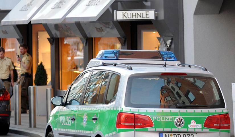 Polizeiaufgebot in Fürth: Erneut Überfall auf Juwelier