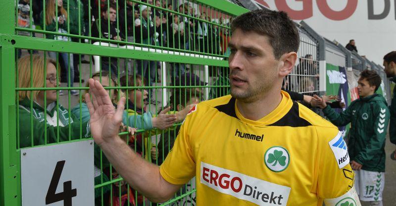 Wiedersehen an alter Wirkungsstätte: Fürth-Keeper Wolfgang Hesl spielte bis 2012 in Dresden.