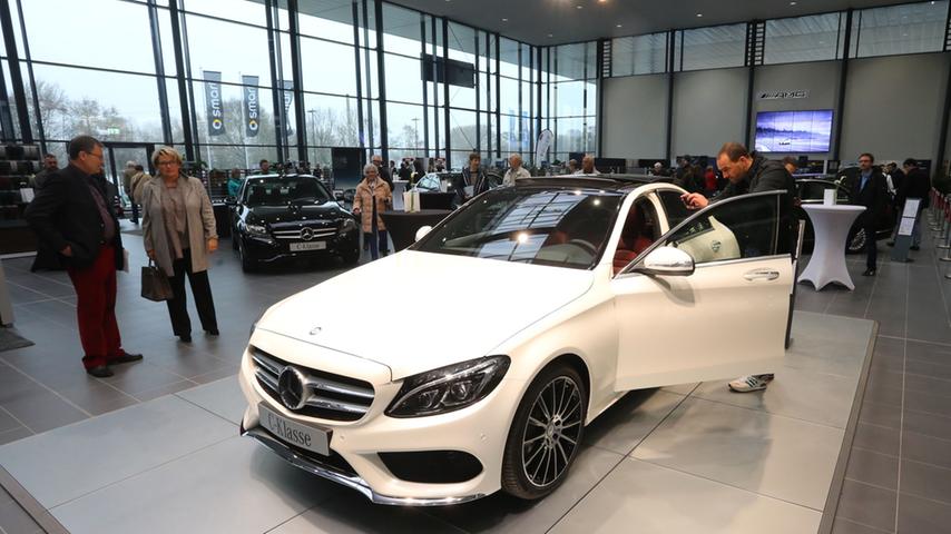 Premiere der neuen Mercedes C-Klasse in Nürnberg