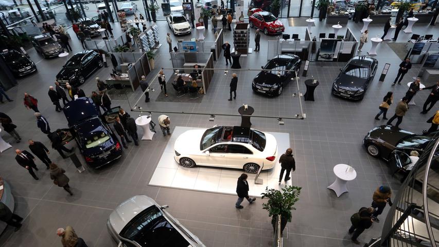 Premiere der neuen Mercedes C-Klasse in Nürnberg