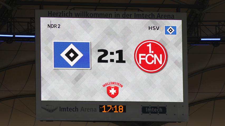 Damit hält Adler den Sieg für den HSV fest. Der 1. FC Nürnberg muss aufgrund einer enttäuschenden Leistung den Hamburger SV in der Tabelle vorbeiziehen lassen und fällt auf den 15. Platz zurück.