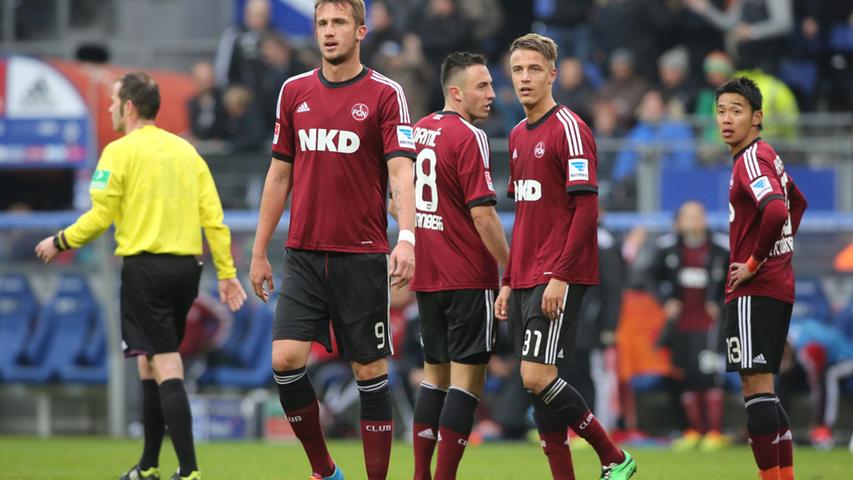 Der 1. FC Nürnberg verlor am Sonntagnachmittag das Auswärtsspiel beim Hamburger SV verdient mit 1:2. Erst in der Nachspielzeit konnte der Club dauerhaft Druck entwickeln, doch René Adler vereitelte den späten Ausgleich und sorgte für hängende Köpfe bei den Nürnbergern.