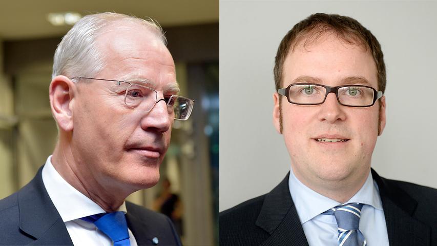 Siefried Balleis (CSU) und Florian Janik (SPD) treten am 30. März zur Stichwahl an.