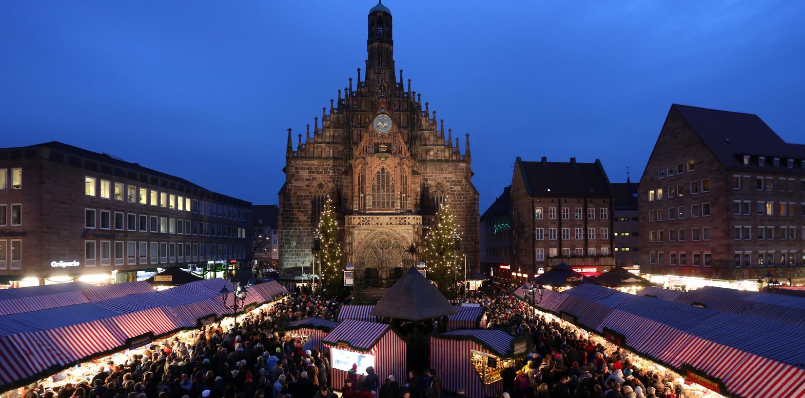 Bei einer aktuellen Umfrage holte sich der Nürnberger Christkindlesmarkt den ersten Platz als beliebtester Weihnachtsmarkt.
