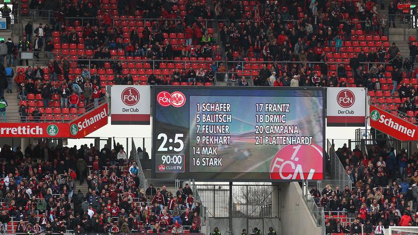 Weil in der Schlussphase noch Joselu und Vaclav Kadlec gegen den Club treffen, steht nach 90 Minuten eine bittere und vor allem deutliche Niederlage für Nürnberg zu Buche.