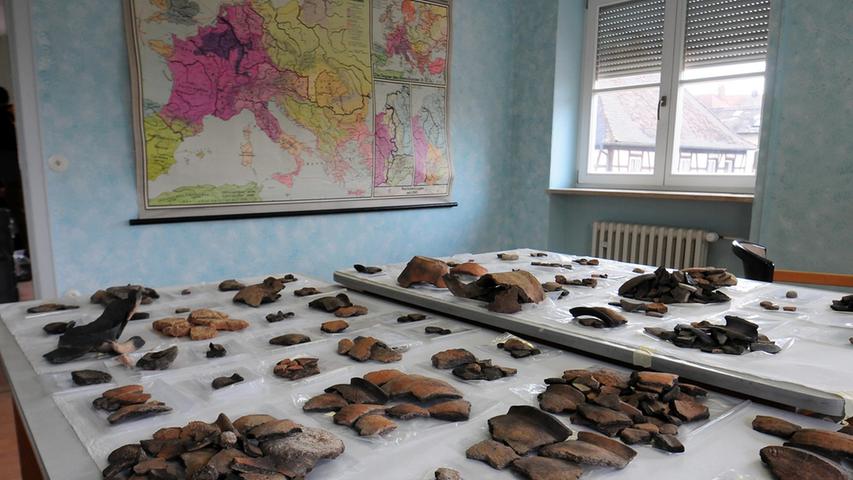 Einige der gefundenen Stücke sollen nun in Forchheim ausgestellt werden.