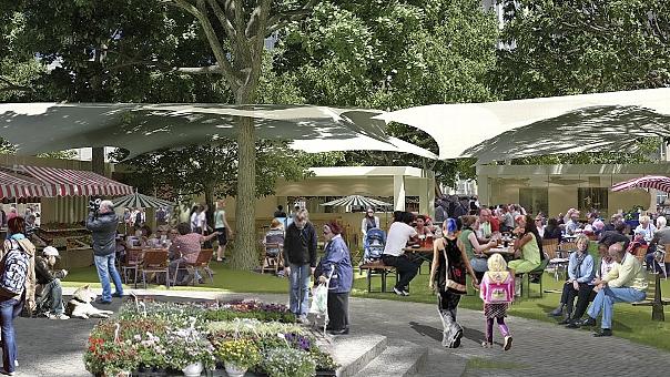 Kühnes Konzept: Wochenmarkt in der Fürther Adenaueranlage Kühnes Konzept: Wochenmarkt in der Fürther Adenaueranlage