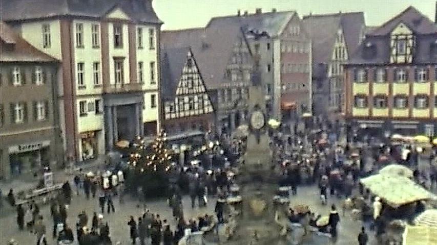 Schwabach 1977 & 1978: Fußgängerzone, Tiefgarage, Bürgerfest