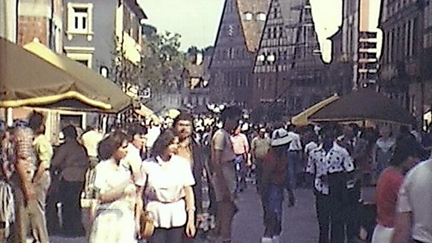 Schwabach 1977 & 1978: Fußgängerzone, Tiefgarage, Bürgerfest
