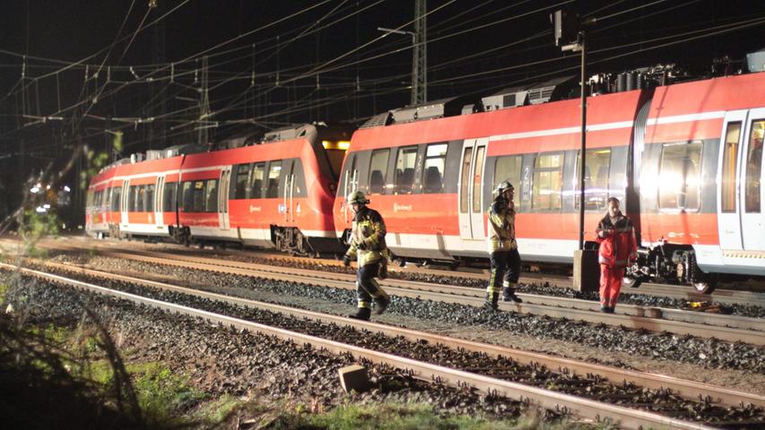 Die S-Bahnen der Linie S 1 fuhren nur von Nürnberg bis Erlangen.