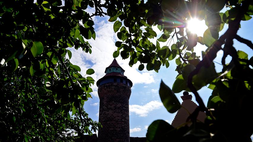 Spitzenleistung: Der Sinnwellturm ist der höchste Punkt der Burg, doch auch...