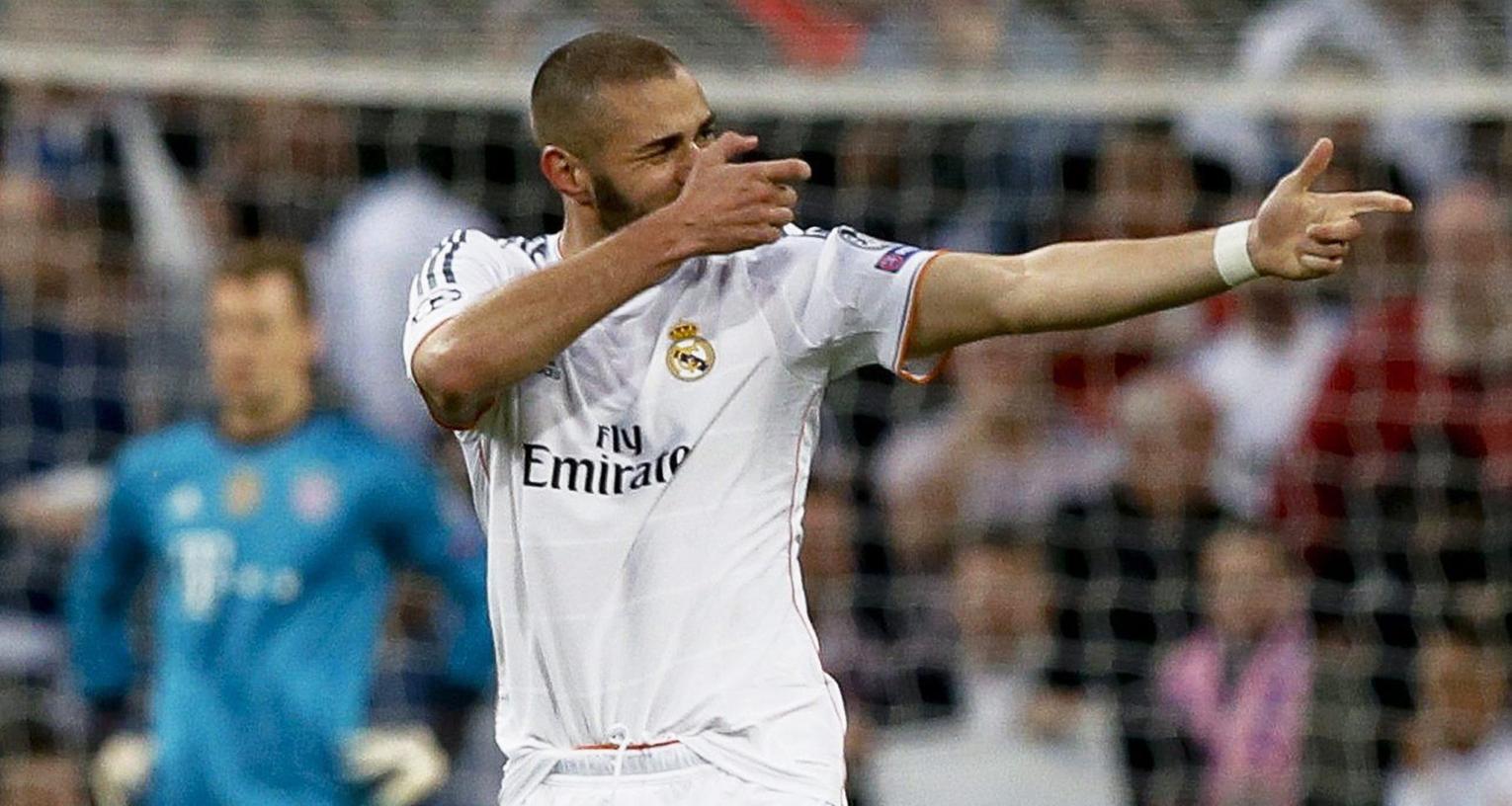 Karim Benzema erzielte das 1:0 für Real Madrid.