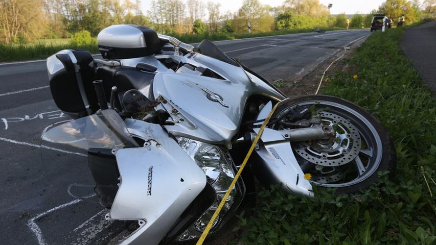 Unfall in Bamberg: Biker und Radler stießen zusammen