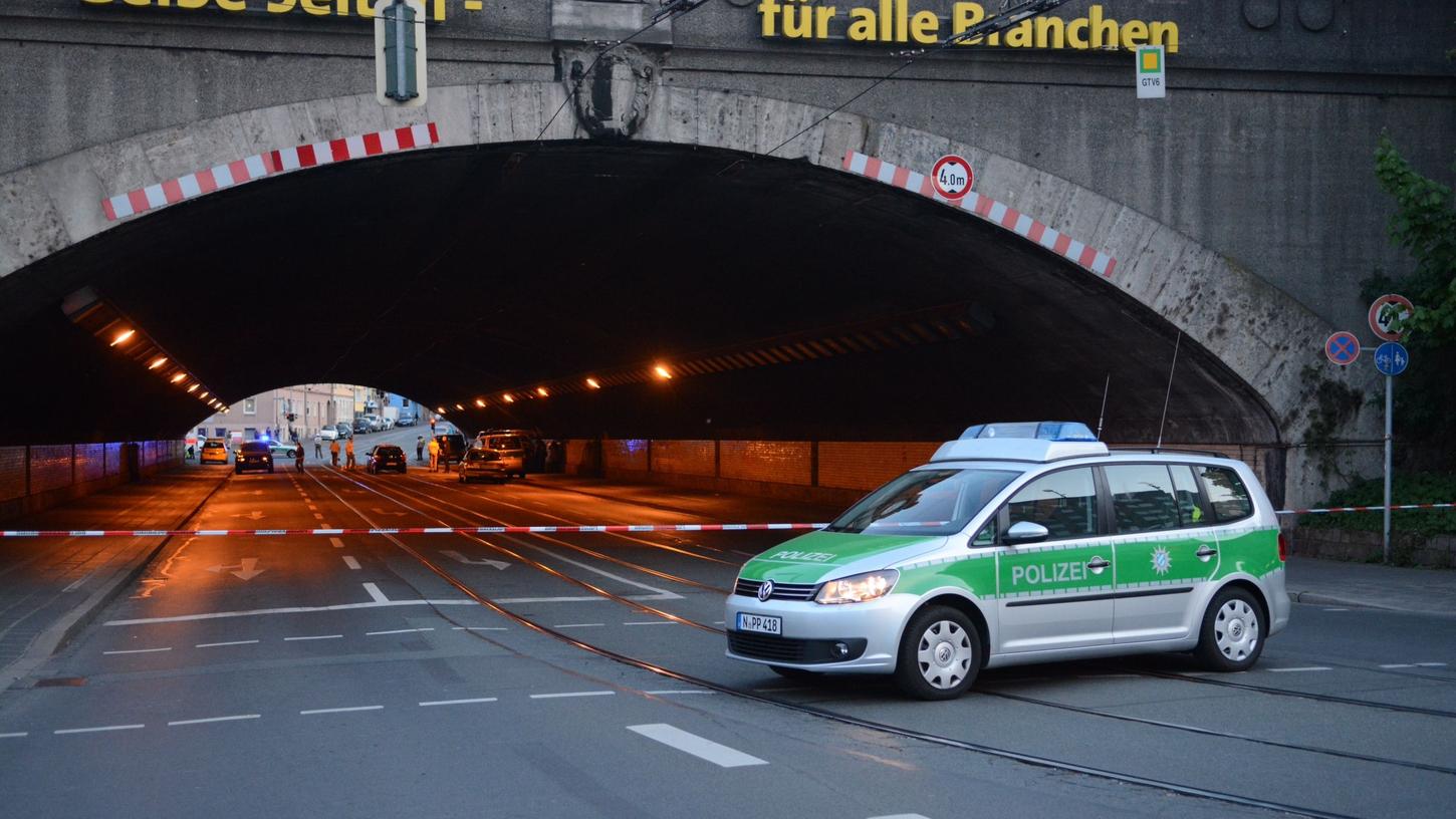 Im Marientunnel in Nürnberg hat sich am Donnerstag ein schwerer Verkehrsunfall ereignet.