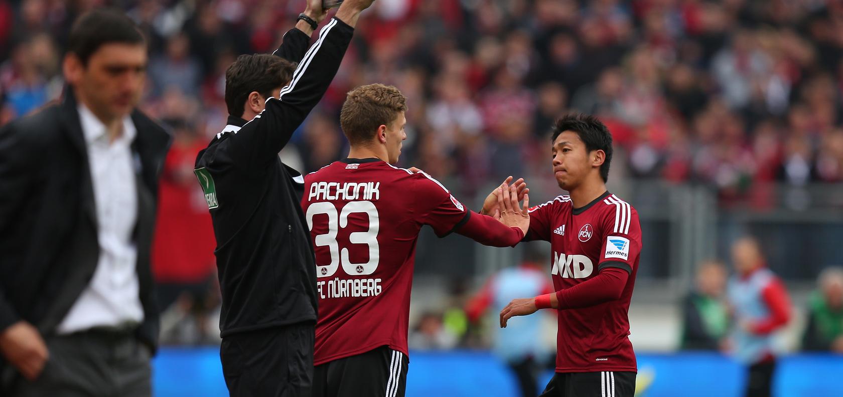 Gegen Hannover - für Hiroshi Kiyotake eingewechselt - feierte Tobias Pachonik einst sein Bundesliga-Debüt. Nun geht es für den Youngster in der 3. Liga weiter. 