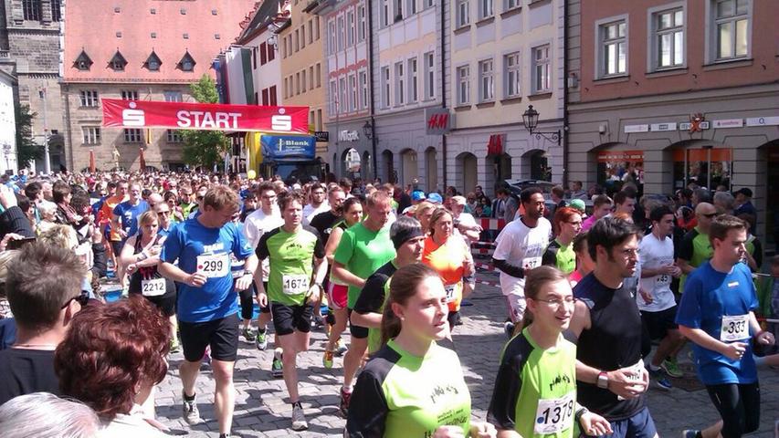 Teilnehmerrekord und strahlende Sieger: Der City-Lauf Ansbach