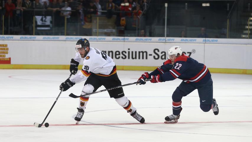 1:3! Deutsches Eishockeyteam unterliegt USA in Nürnberg
