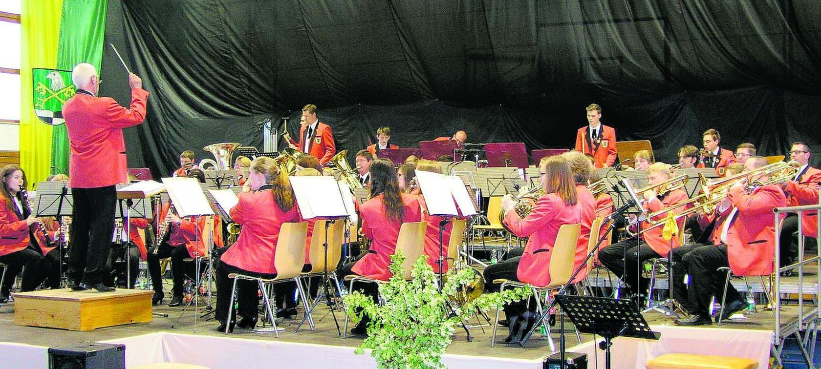 Jugendkapelle Aurachtal spielte ein Jubiläumskonzert