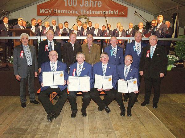 Männergesangverein Thalmannsfeld feierte 100. Geburtstag