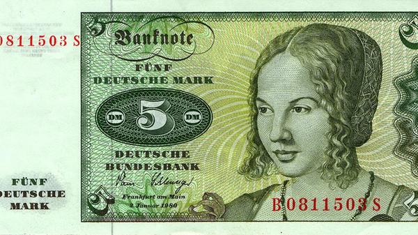 Hätten Sie es gewusst? Auf dem 5-Mark-Schein war Dürers "Schöne Venezianerin" zu sehen.