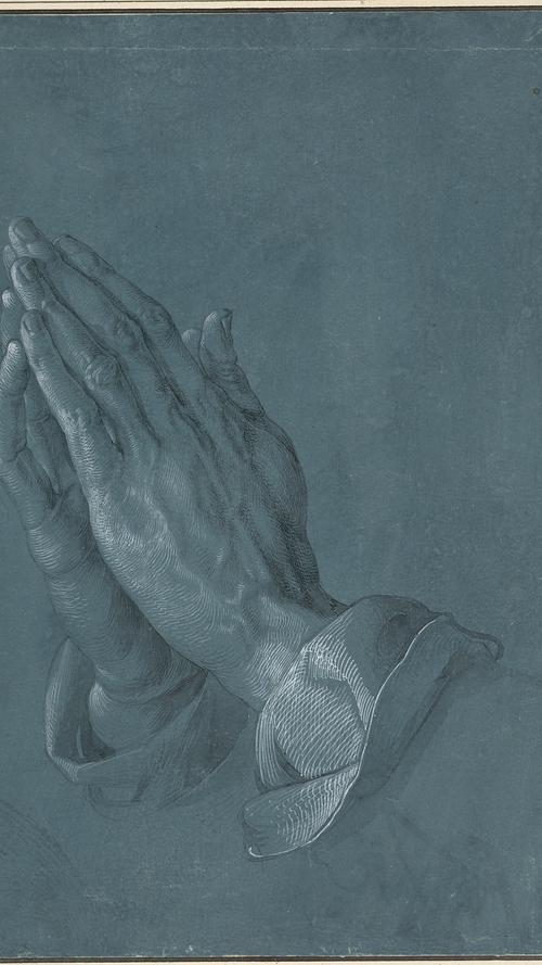 Selbst Kunstlaien kennen Dürers Zeichnung "Betende Hände". Es ist eines der am meisten reproduzierten Bilder von Albrecht Dürer, der die Zeichnung 1508 anfertigte. Das Original befindet sich in der Albertina in Wien. Die Zeichnung war übrigens...