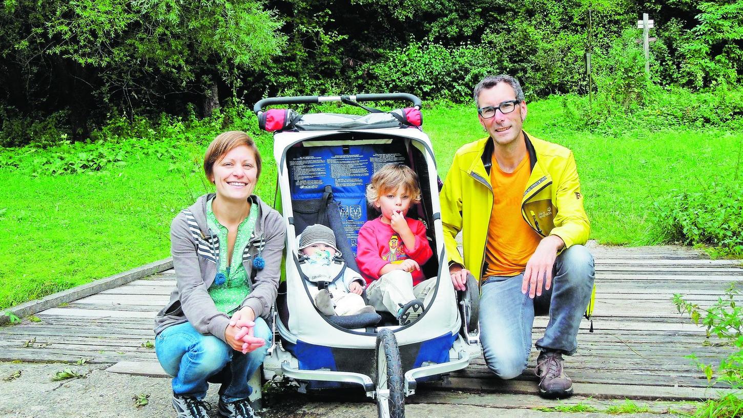 Wandern in der Fränkischen Schweiz mit Kinderwagen