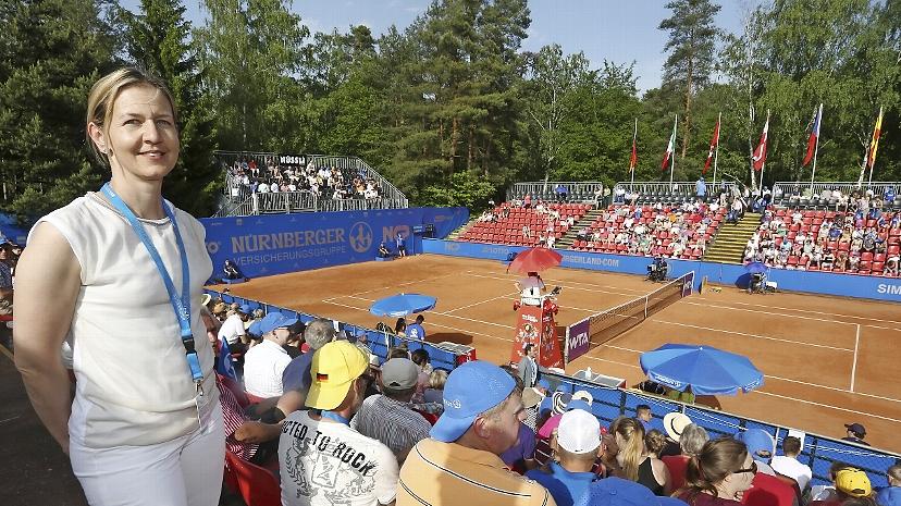 Sandra Reichel glaubt und hängt an Nürnberg. Die Zukunft des Tennisturniers ist dennoch mehr als ungewiss.