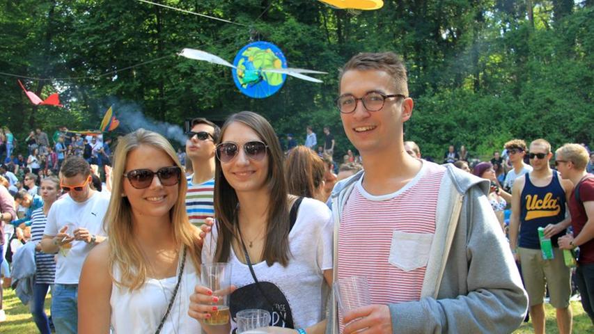 Viel Sonne und Konfetti beim Sommerliebe-Festival in Nürnberg