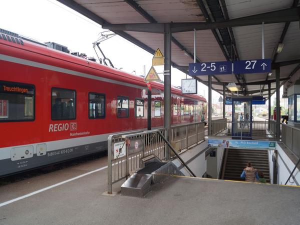 2020 soll Ansbachs Bahnhof barrierefrei sein