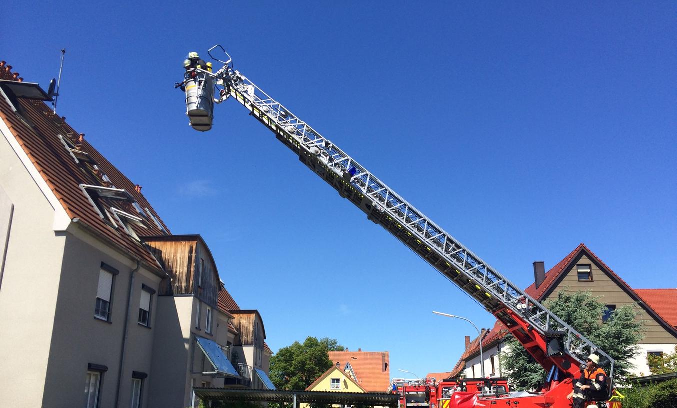 Ein Wohnhausbrand in Spalt rief am Freitagmorgen die Feuerwehr auf den Plan.