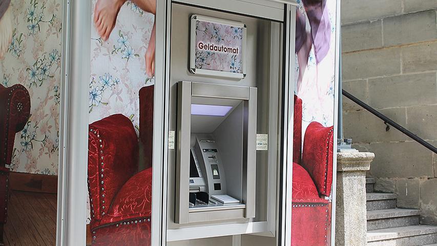 Sollte das Geld einmal knapp werden, hilft ein neuer, stylischer Geldautomat weiter.