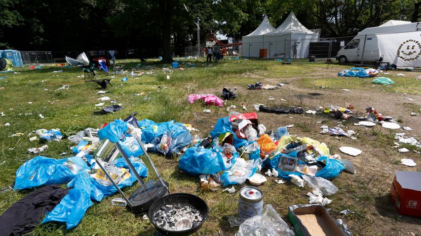 The Day After: Abbau und Müllberge nach Rock im Park 2014