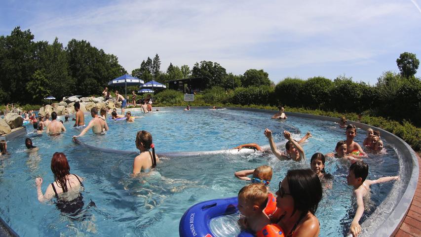Über 5000 Gäste vermeldete das Parkbad in Schwabach über Pfingsten.