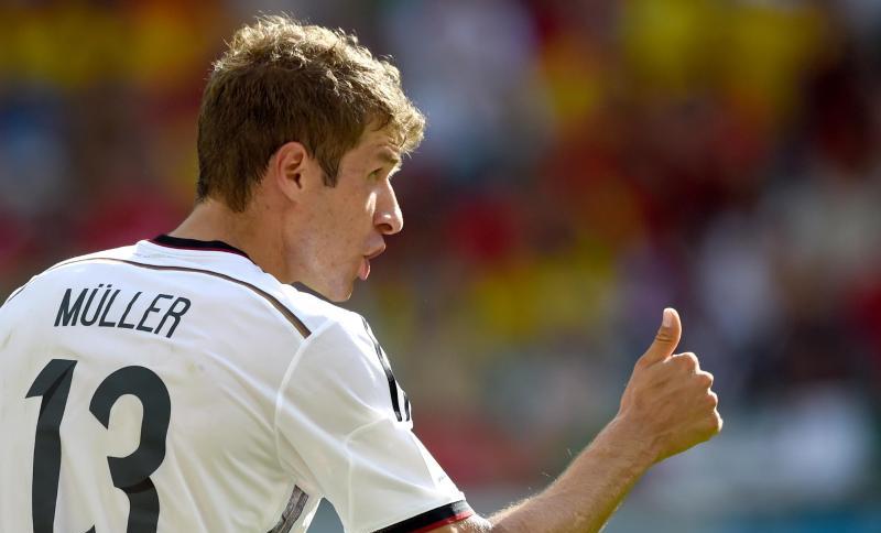 Thomas Müller fühlt sich in der Nationalmannschaft auch ohne Kapitänsbinde wohl.