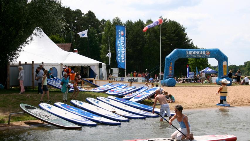 Stand-Up-Paddling: Der Donnerstag beim Lost Mills Race 2014
